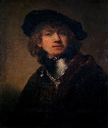 Rembrandt Peale Self portrait as a Young Man France oil painting artist